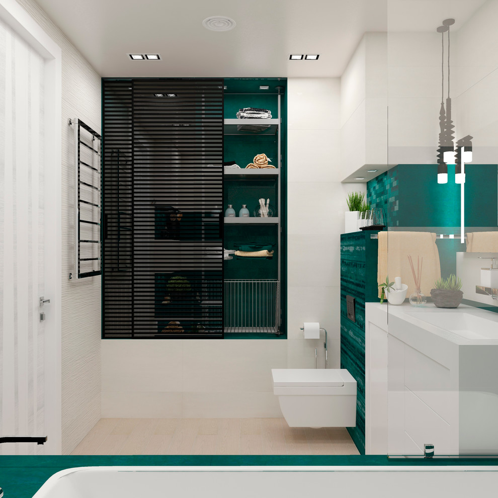 Ванная комната "Green & white"