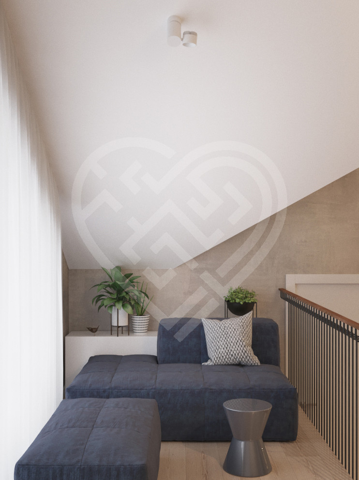 Дизайн интерьера загородного дома в Сходне