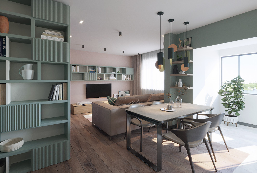 Обложка проекта: Квартира в стиле "Мемфис"