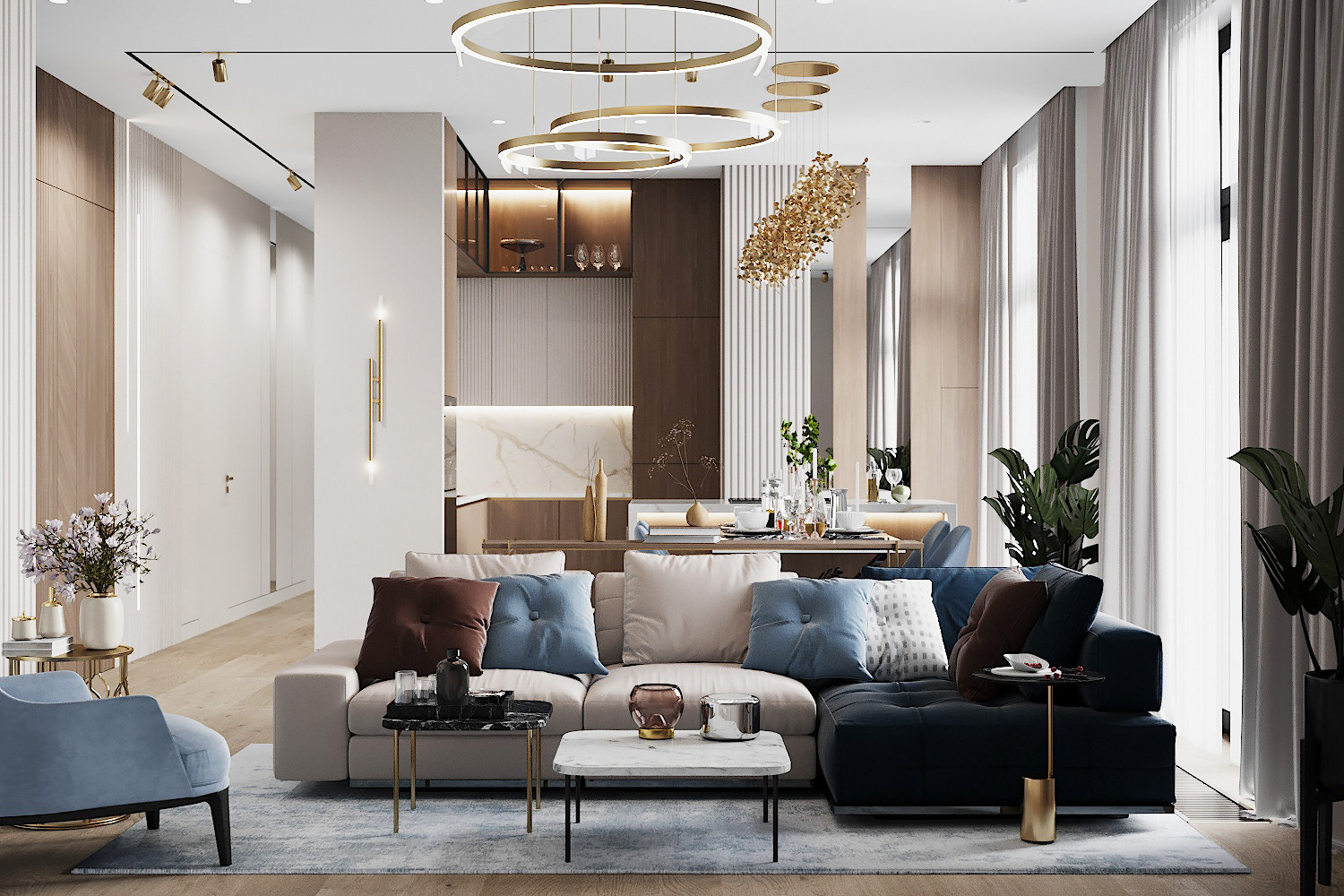 Семейное счастье: светлая квартира с двумя детскими в ЖК «Медный 3.14»