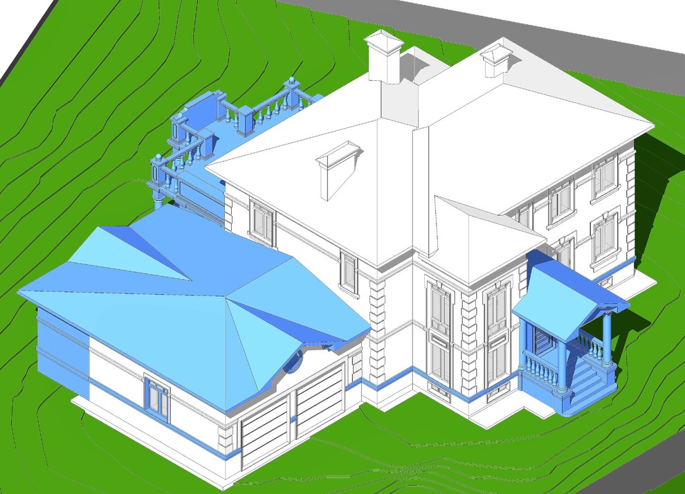 Реконструкция загородного жилого дома