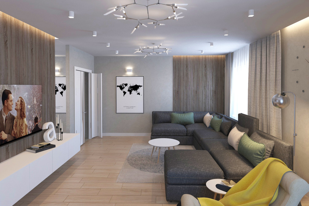 Обложка проекта: светлая гостиная