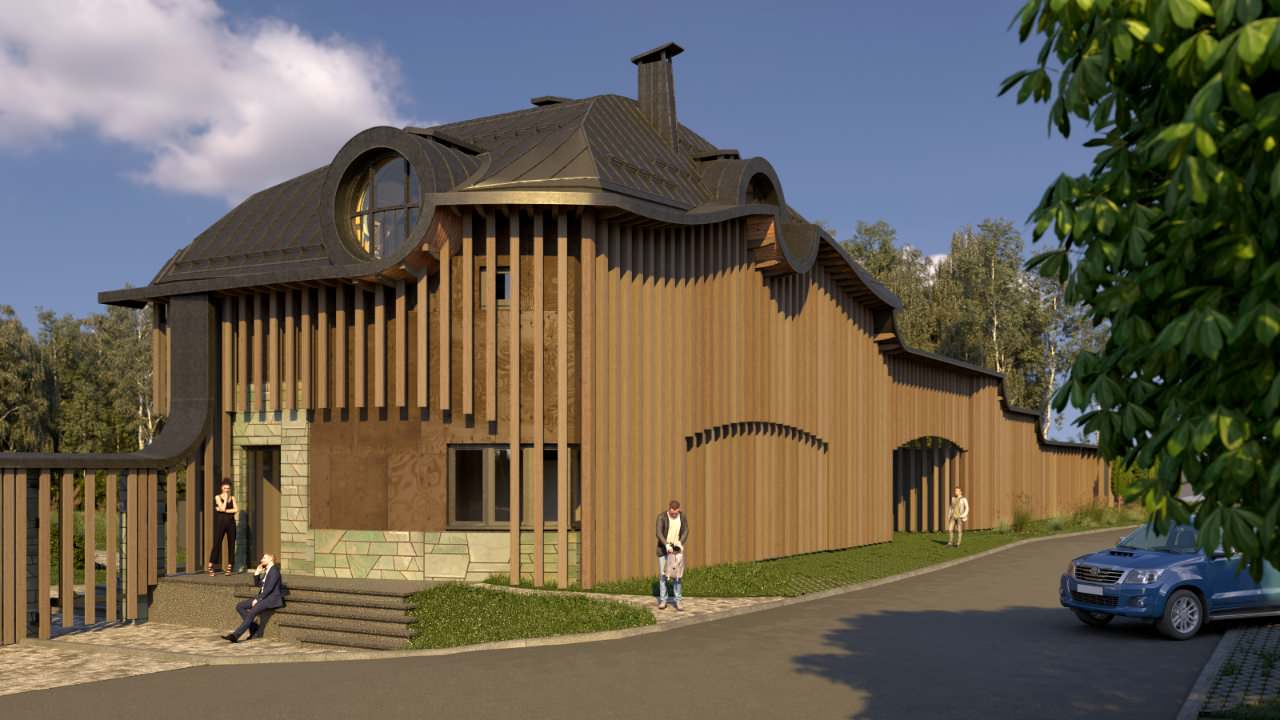 Обложка проекта: Administrative building for settlement                Администрация посёлка