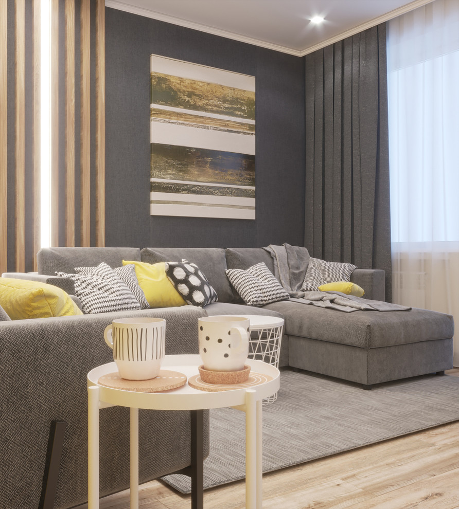 Квартира молодой семьи в современном стиле