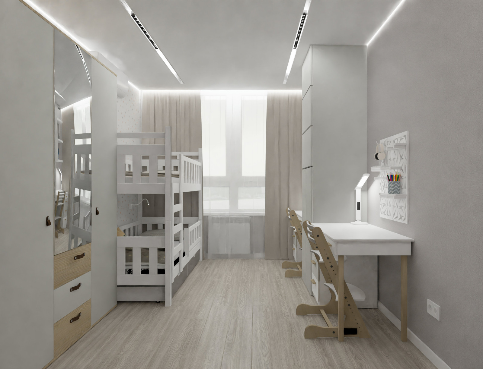 Квартира для семьи с двумя детьми