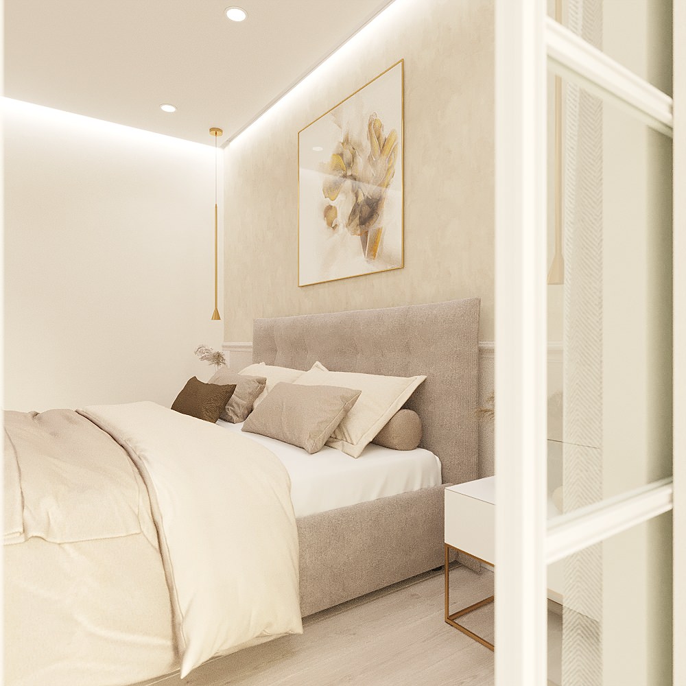 Дизайн двухкомнатной квартире в Квартале Энтузиастов