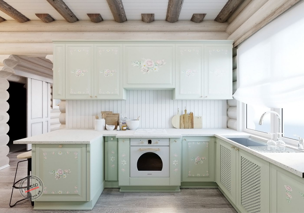 Дом из кругляка в Иркутске