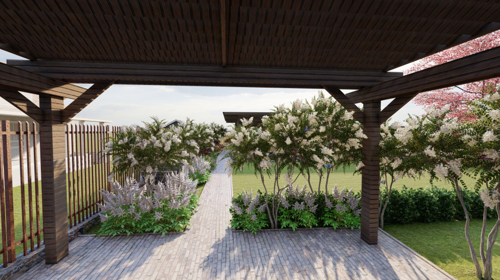 Новая Рига участок 7 сотокВид с парковки