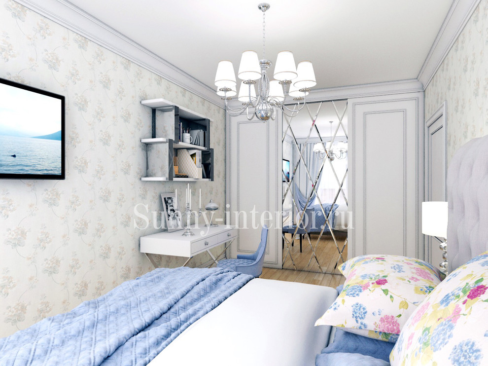 Интерьер квартиры "все в цветочек"