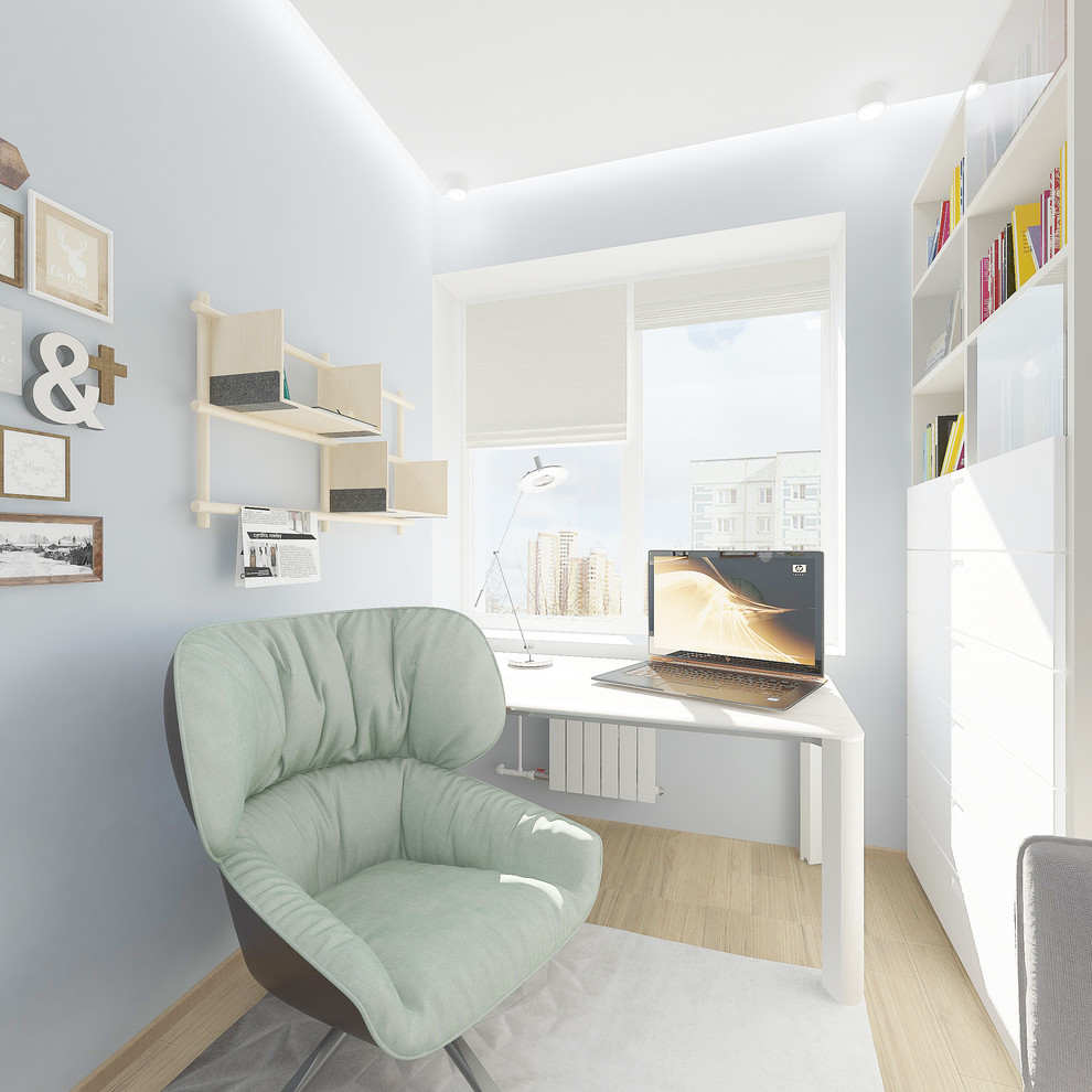 Квартира для семьи из 3-х человек концепция "Мятное печенье"