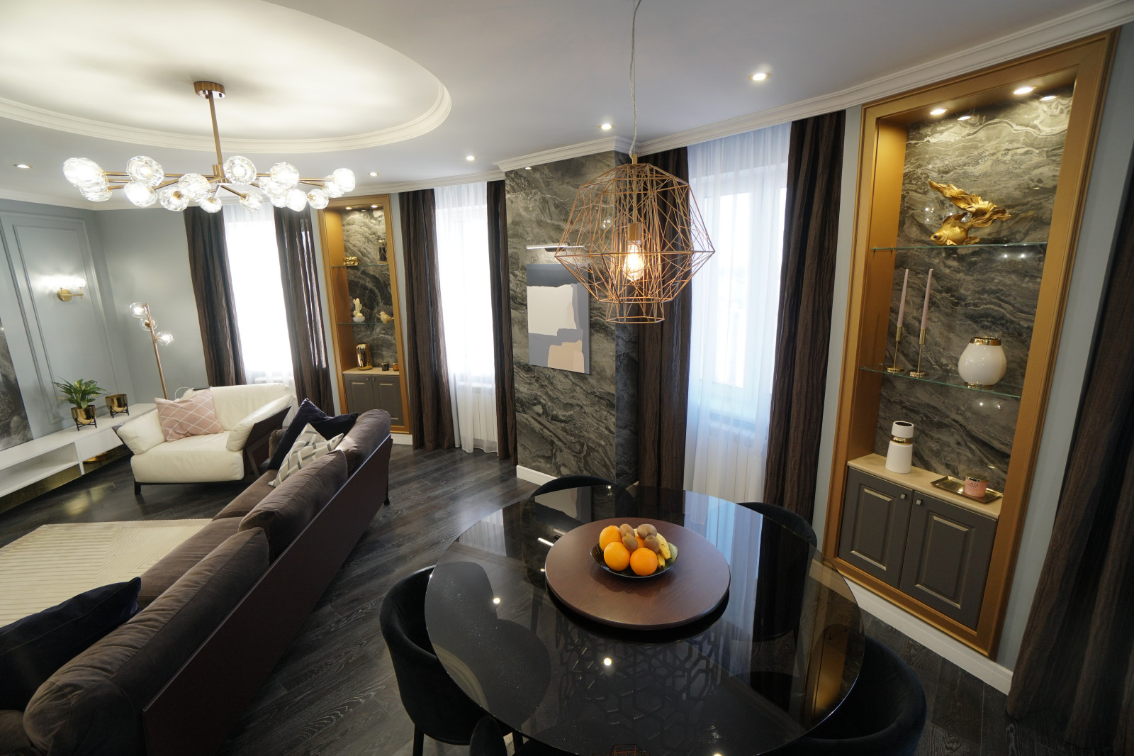 Реализация проекта "ЖК Маяковский"  90м2