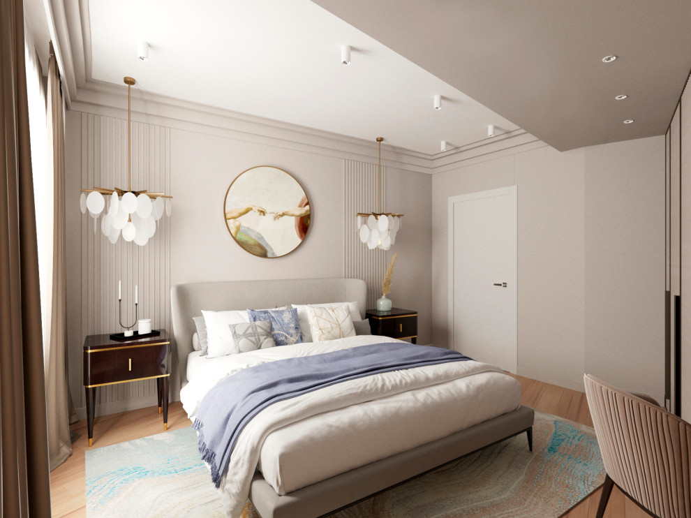 Квартира 100 квадратных метров в г.Кисловодске, Проект спальни