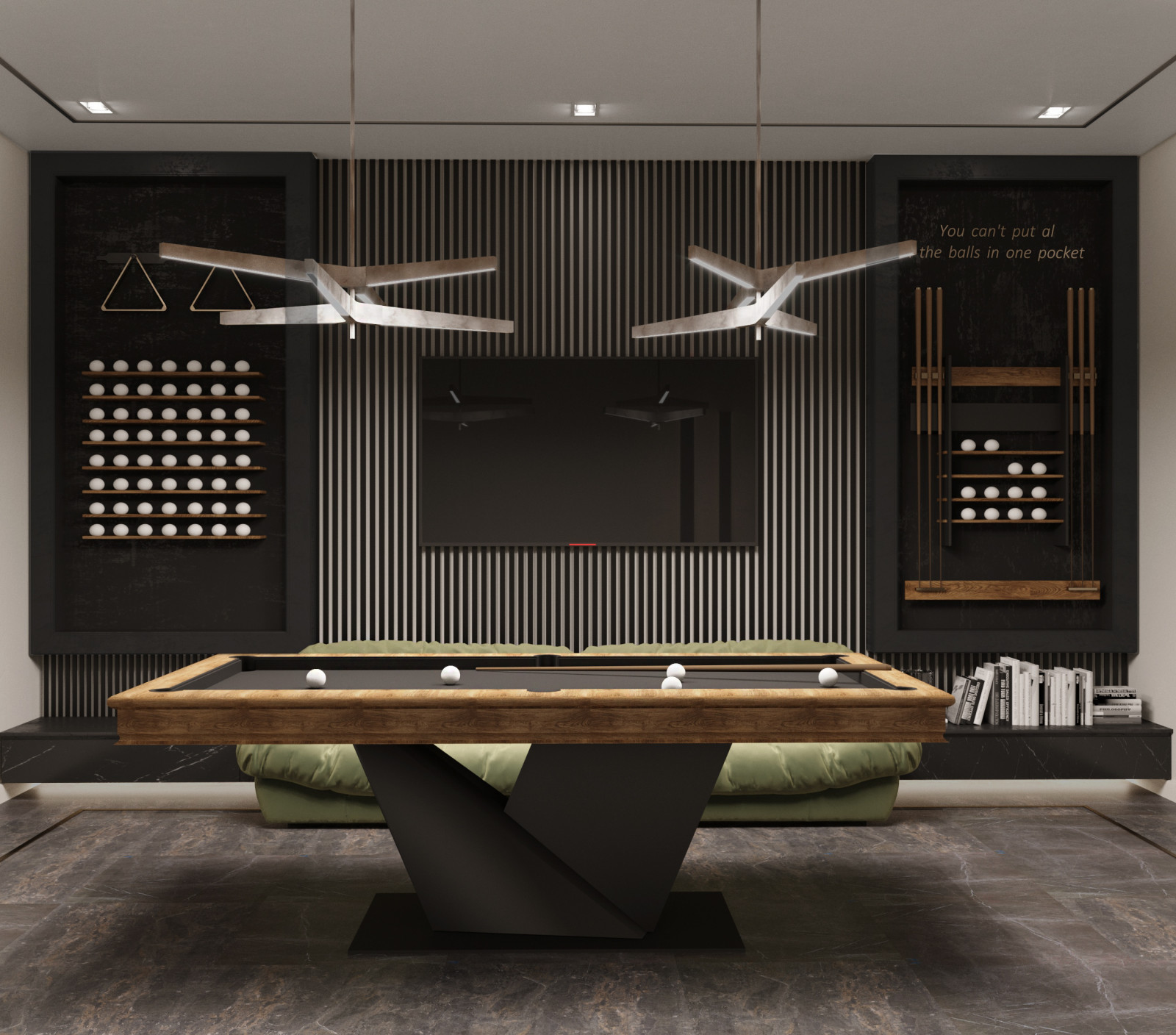 Обложка проекта: Бильярдная в загородном доме во Владимирской области