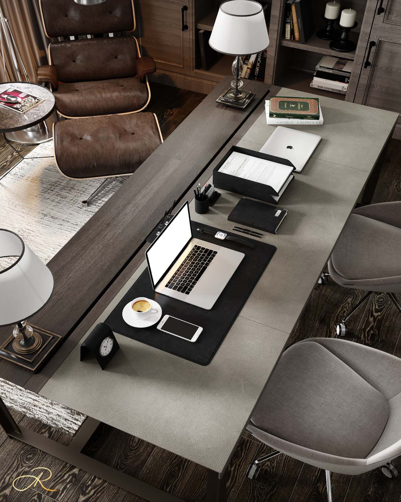 Обложка проекта: Дизайн-проект "Кабинет для родителей"