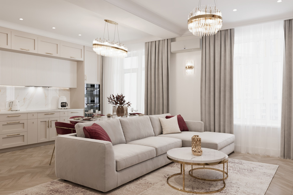 Столичный, 3х комнатный дом, классика с элементами Арт Деко