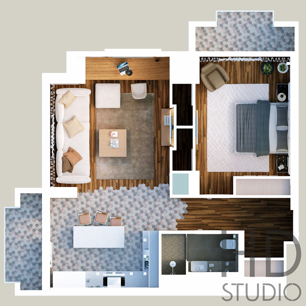 Обложка проекта: ЖК Золотой Берег (шоурум)