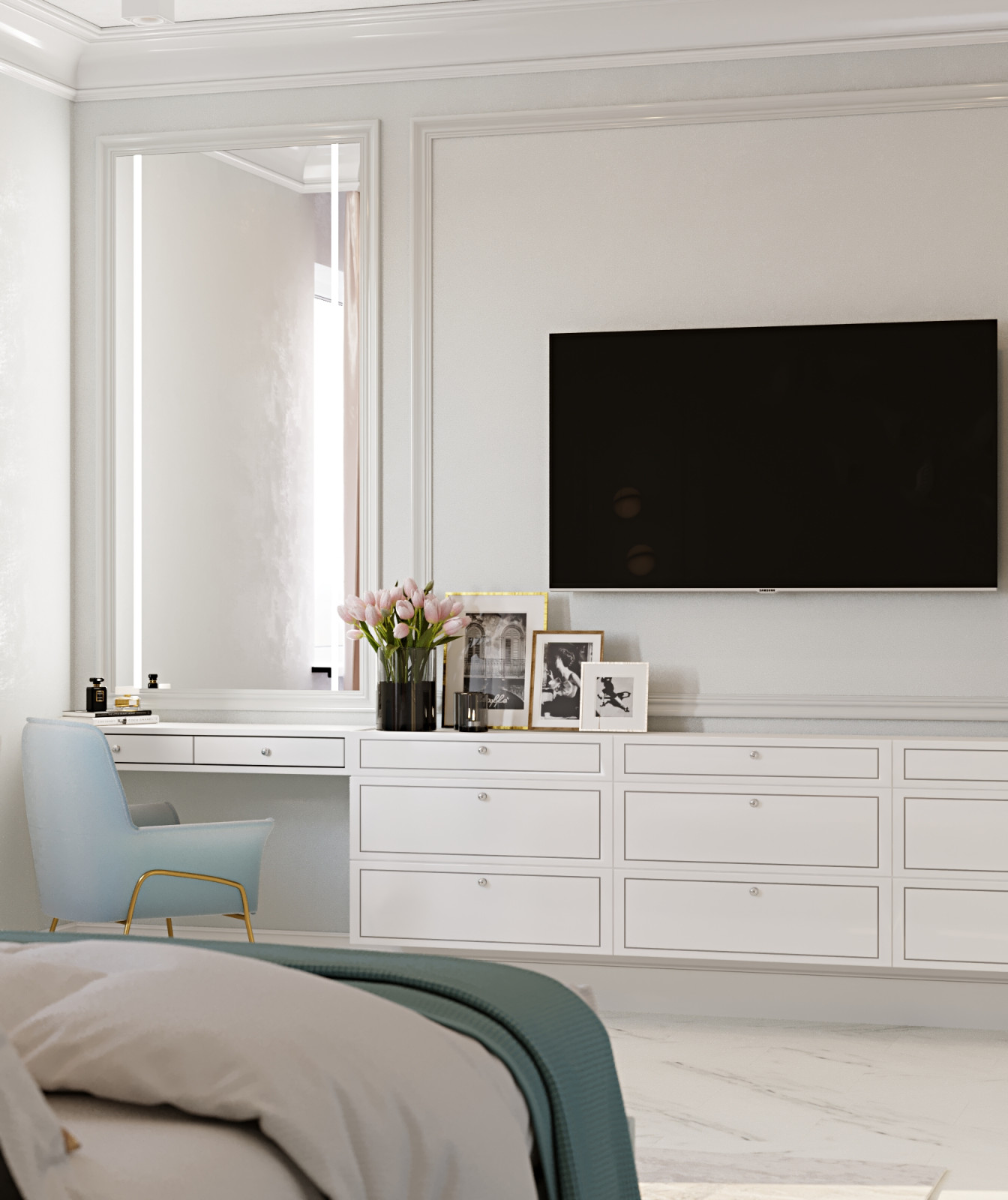 Дизайн-проект спальни / г. Дюртюли