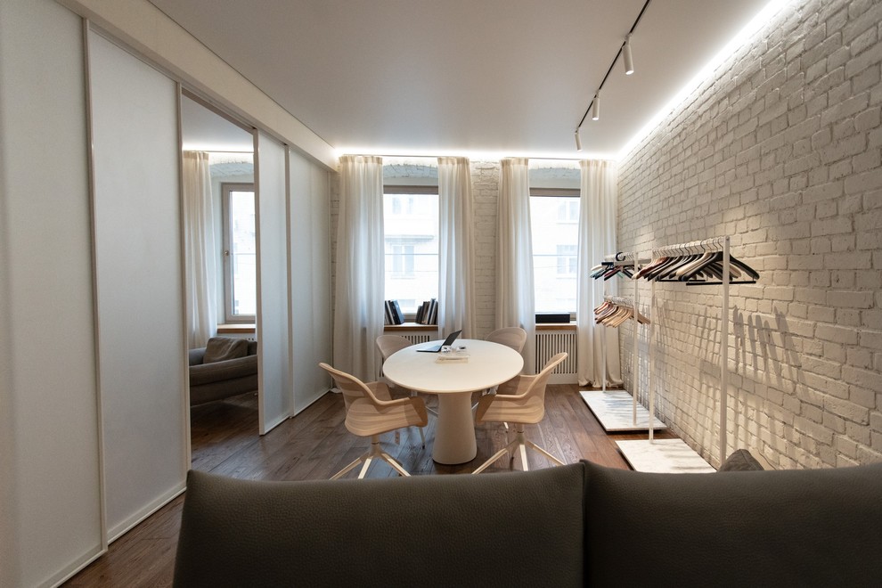 Межкомнатная раздвижная перегородка R1200 raumplus в комнату