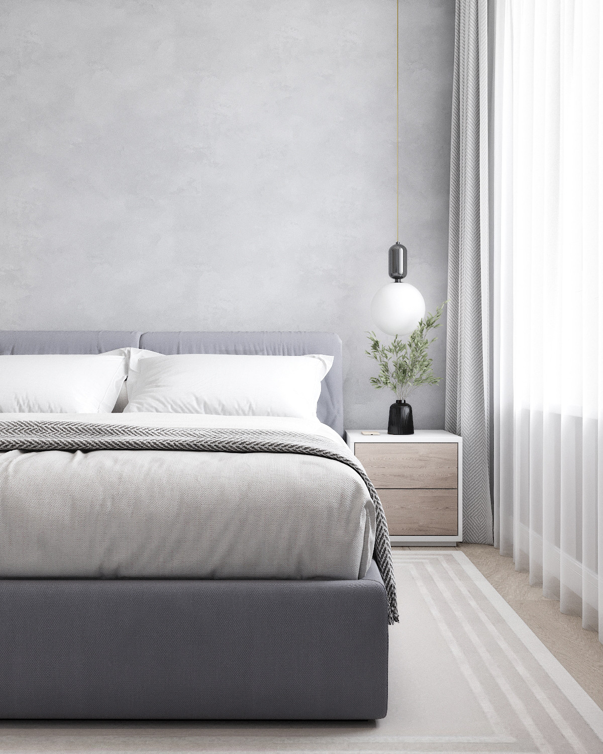 Дизайн трехкомнатной квартиры ЖК Мегаполис-парк 69м2