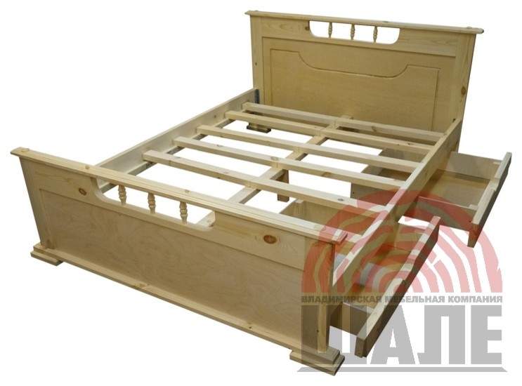 Кровати из массива сосны