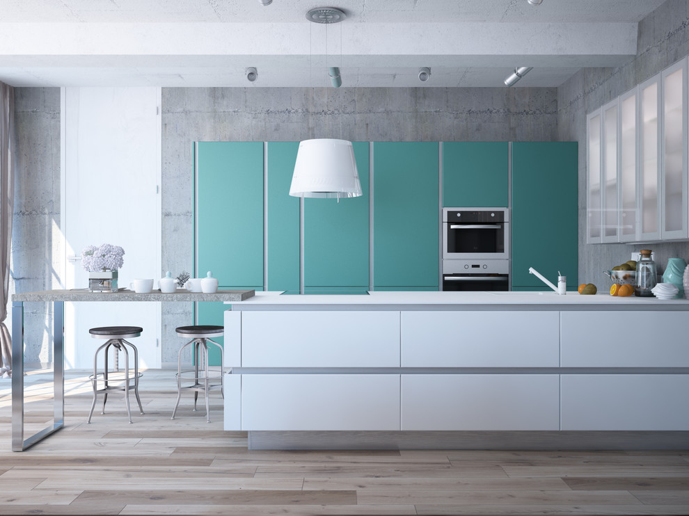 Обложка проекта: Модель кухни Color Wave-Snow