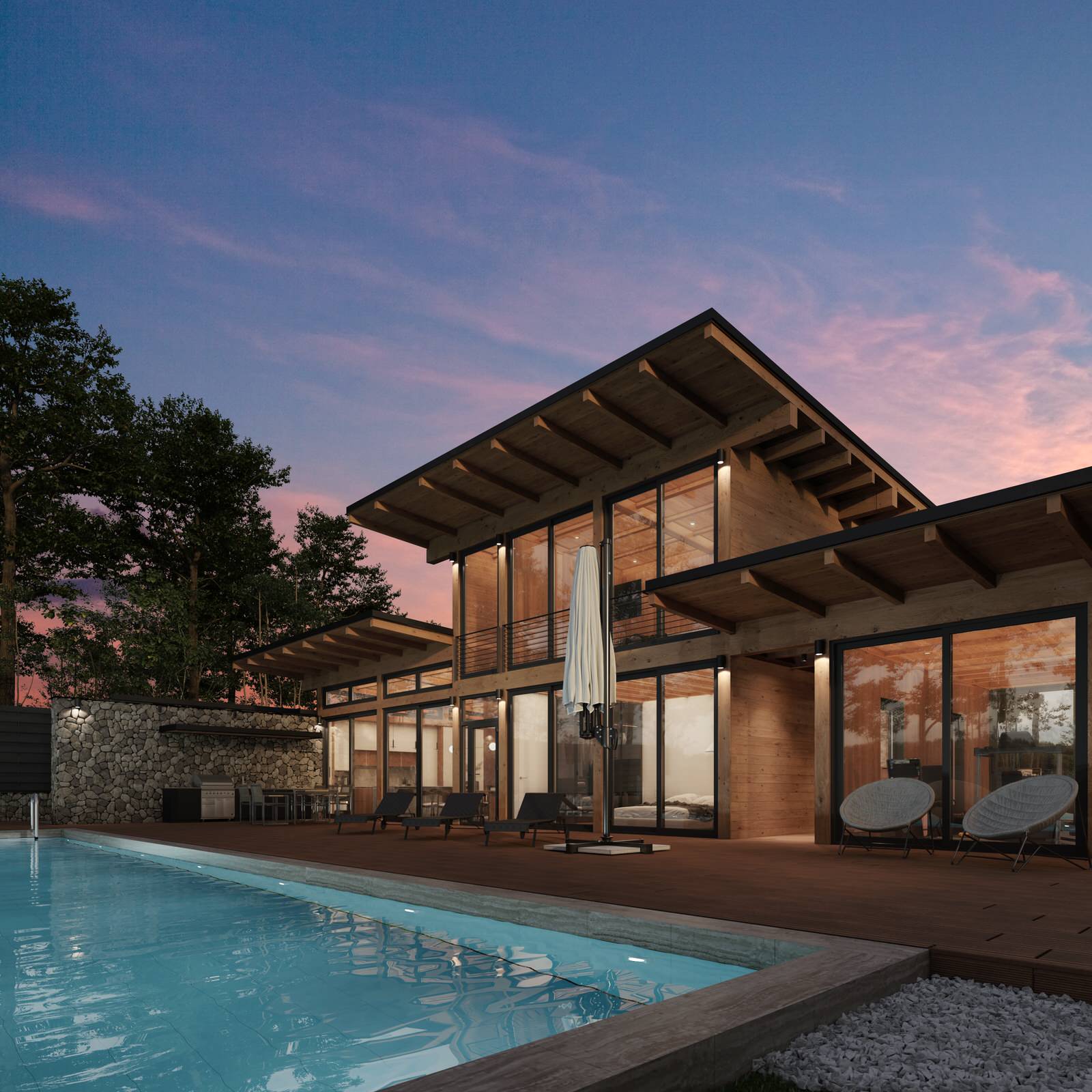 Архитектурный проект частного дома в с. Лесники