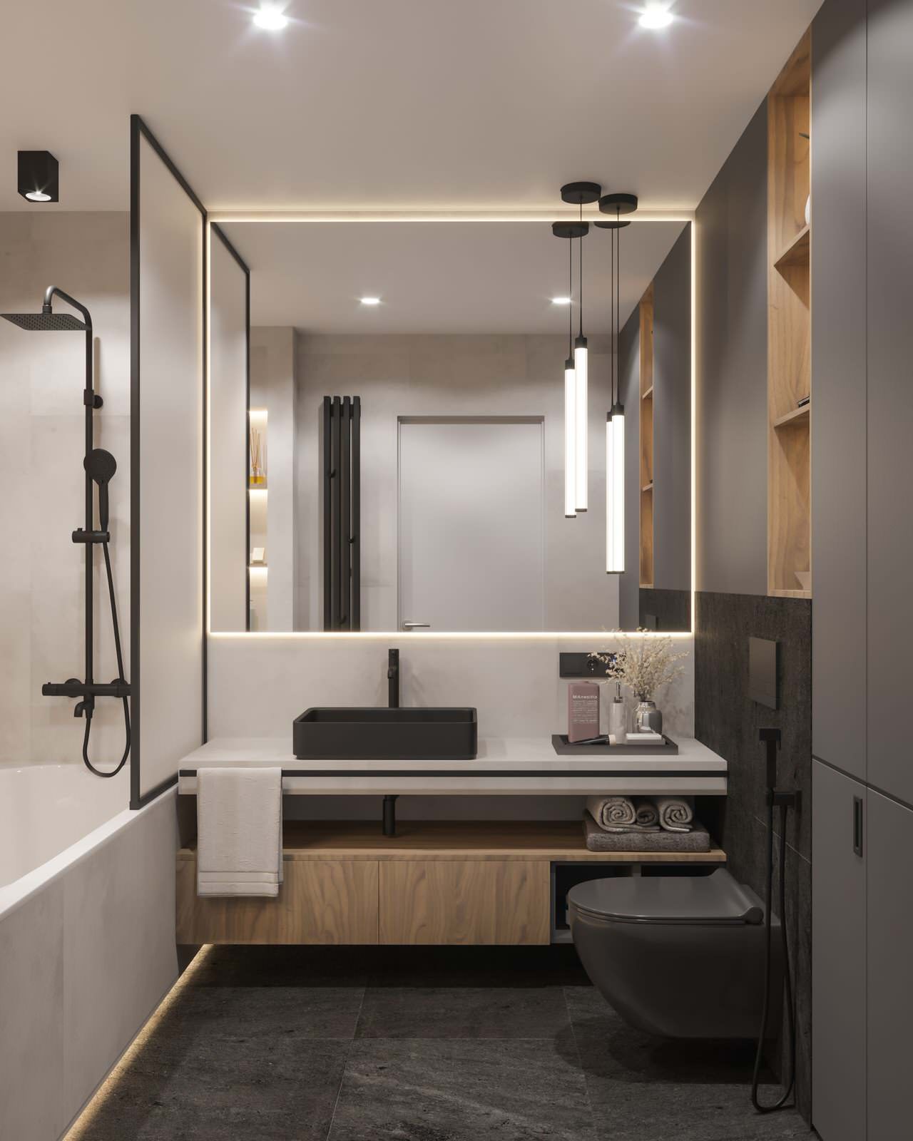 Проект двухкомнатной квартиры #urban_inspiration