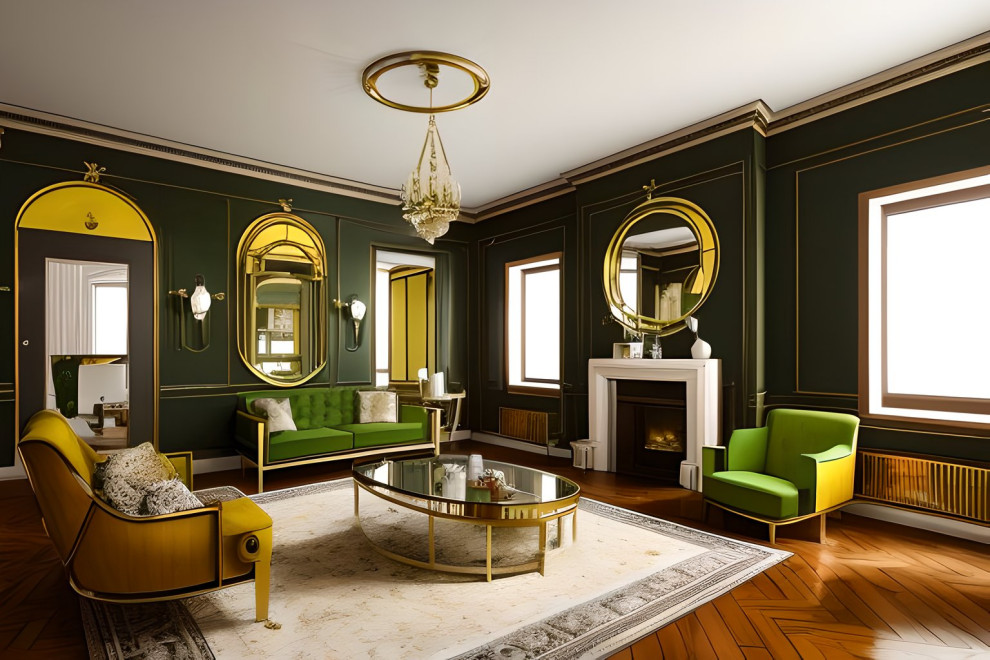 Обложка проекта: Интерьер в стиле ар-деко