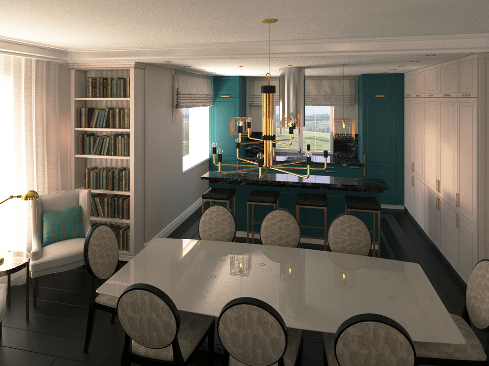 Кухня-столовая-гостиная