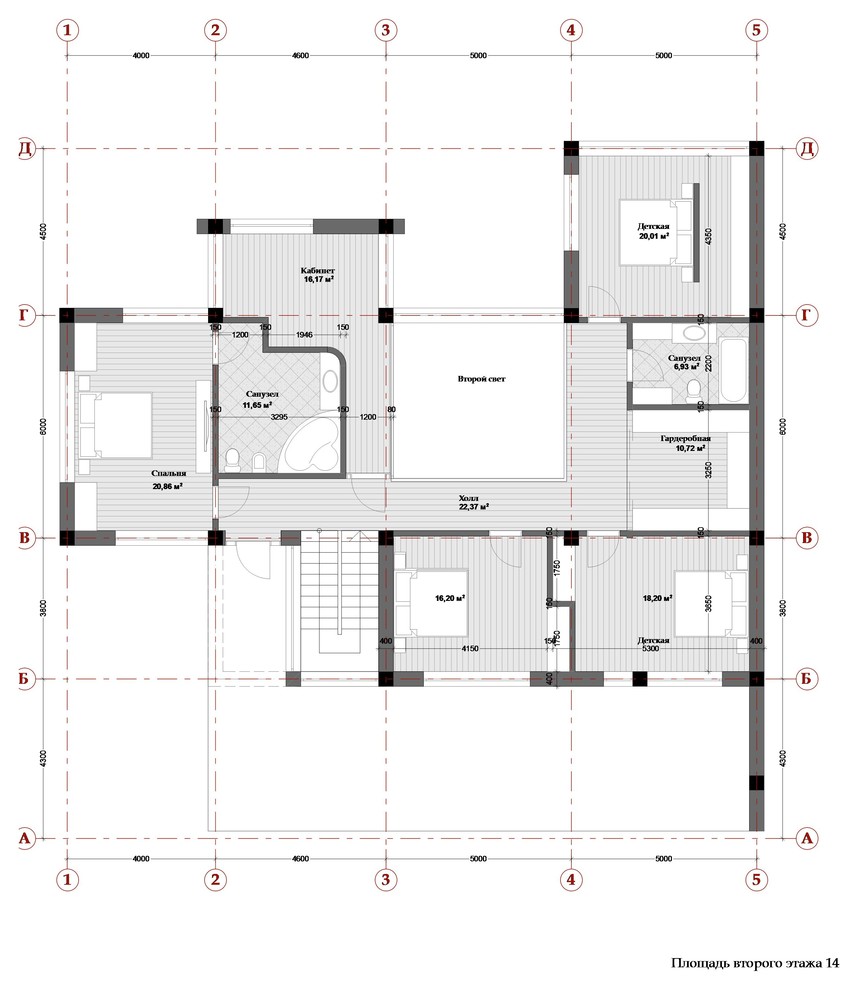 План 2-го этажа