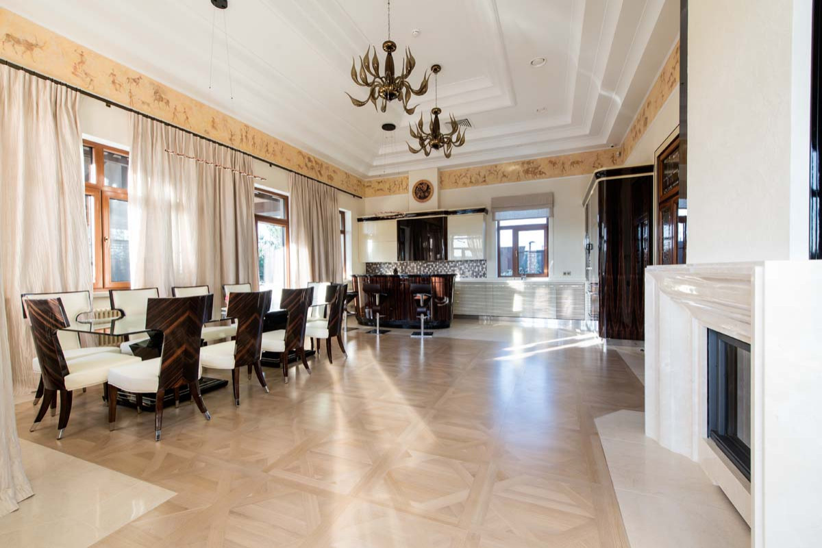 Гостиная с пещерной живописью