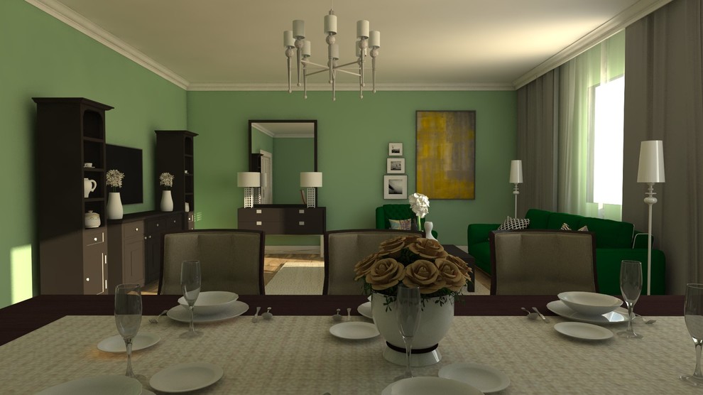 Обложка проекта: Гостинная комната в 3-х комнатной квартире