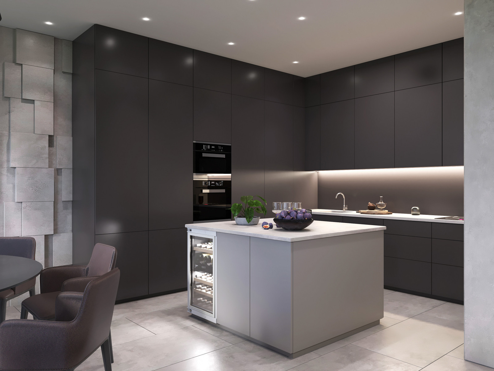 Дизайн интерьера квартиры в современном стиле в ЖК Вандер Парк