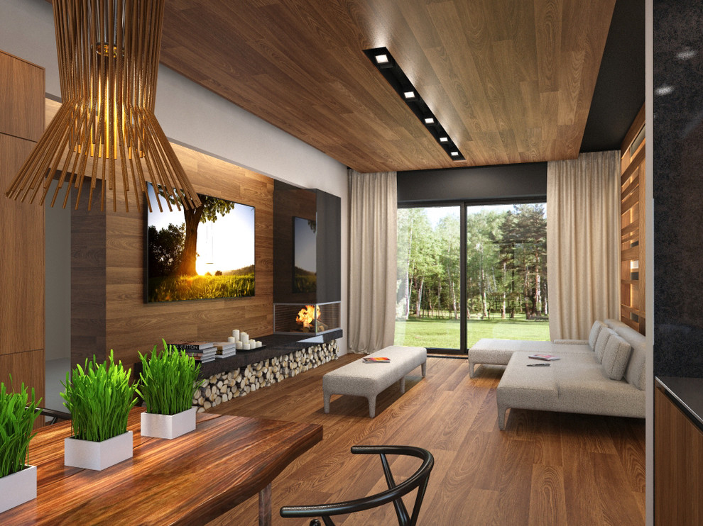 Проект интерьеров дома в Новогорске