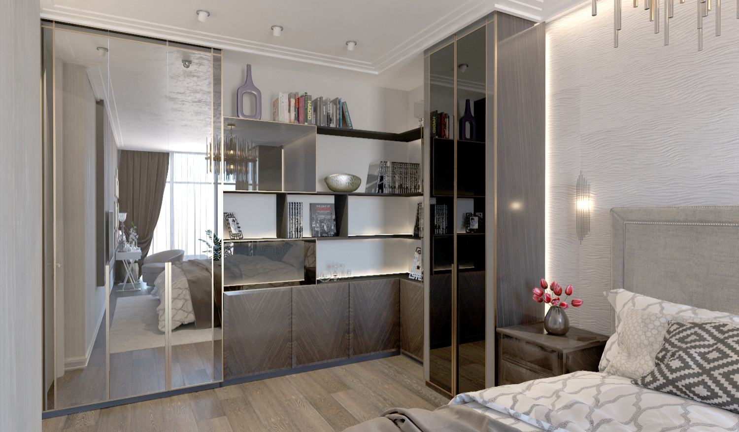 Проект интерьера квартиры в жк "Адмирал" г.Ростов-на-Дону