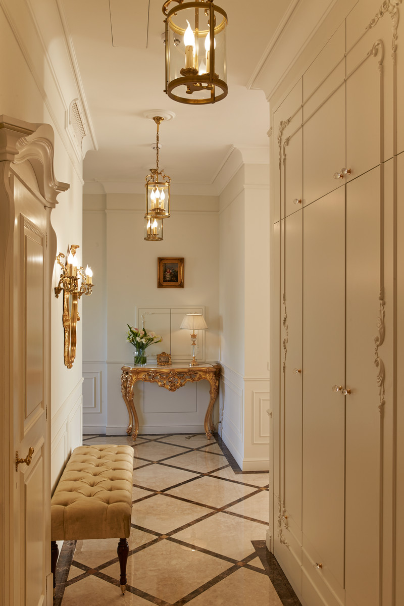 Дизайн квартиры в классическом стиле на Остоженке