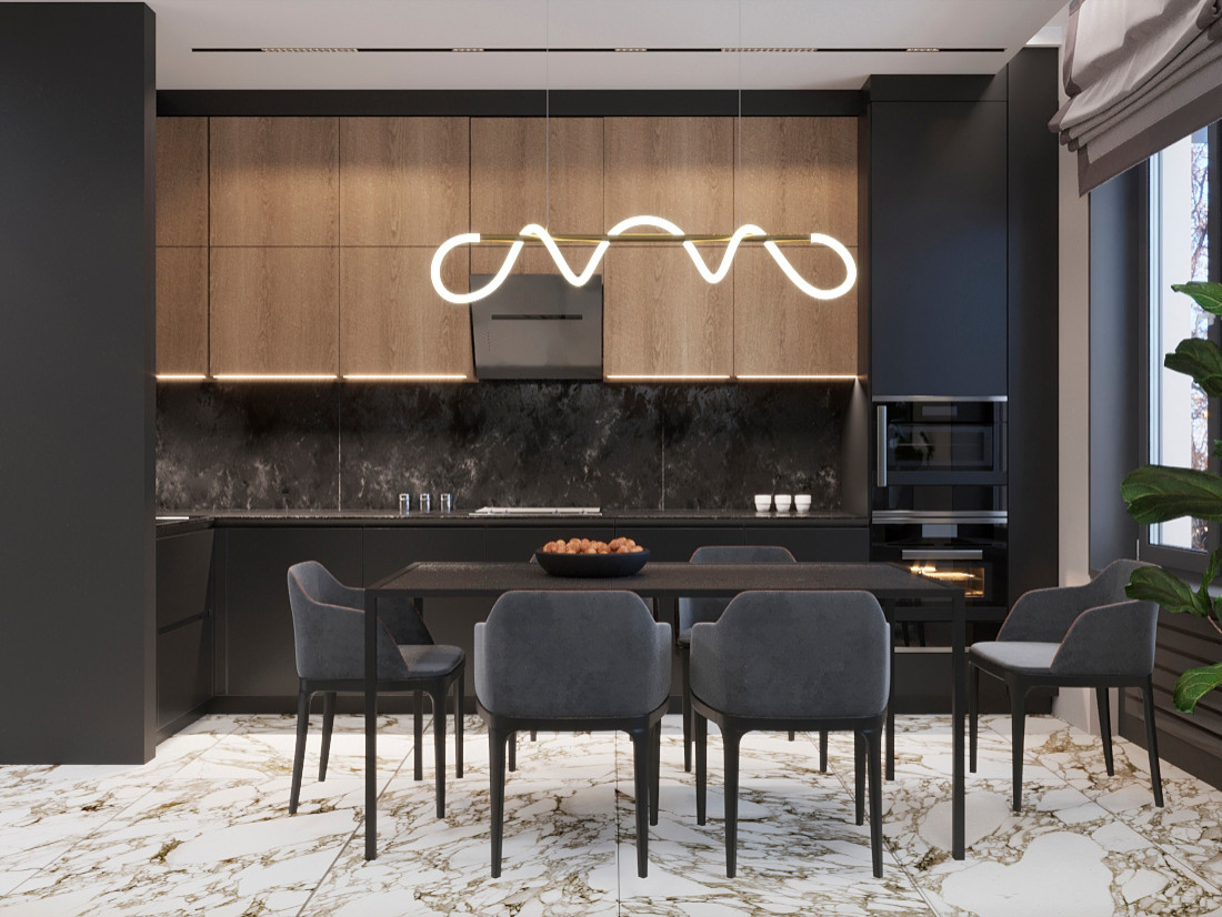 Минималистичный интерьер на Юге Москвы