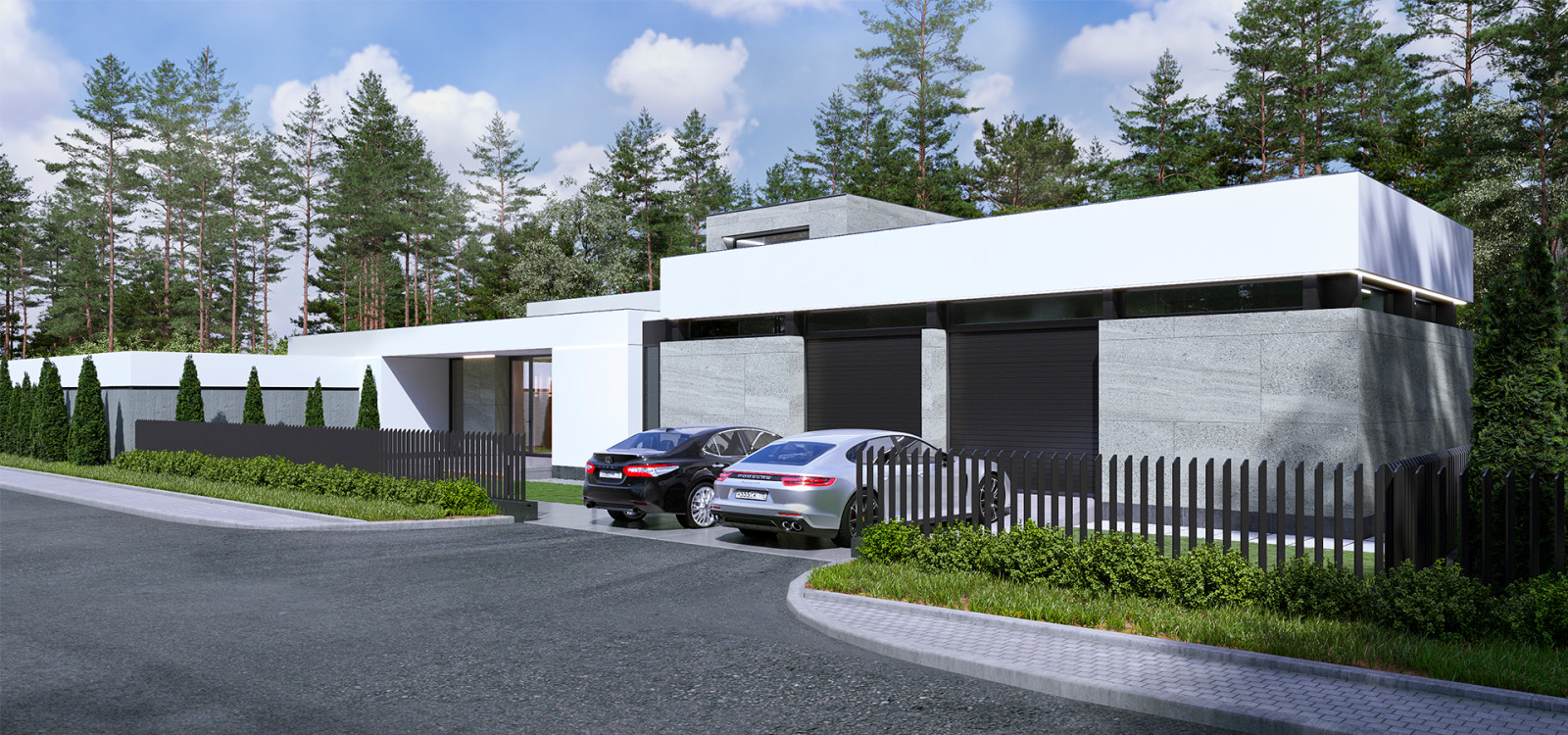 Обложка проекта: Частный дом в стиле "Хай-тек"