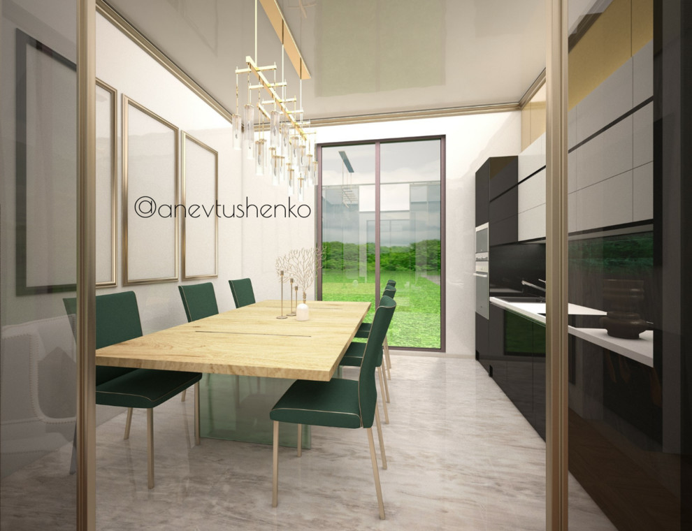 Дом 2 этажный для теплого региона в современном стиле.