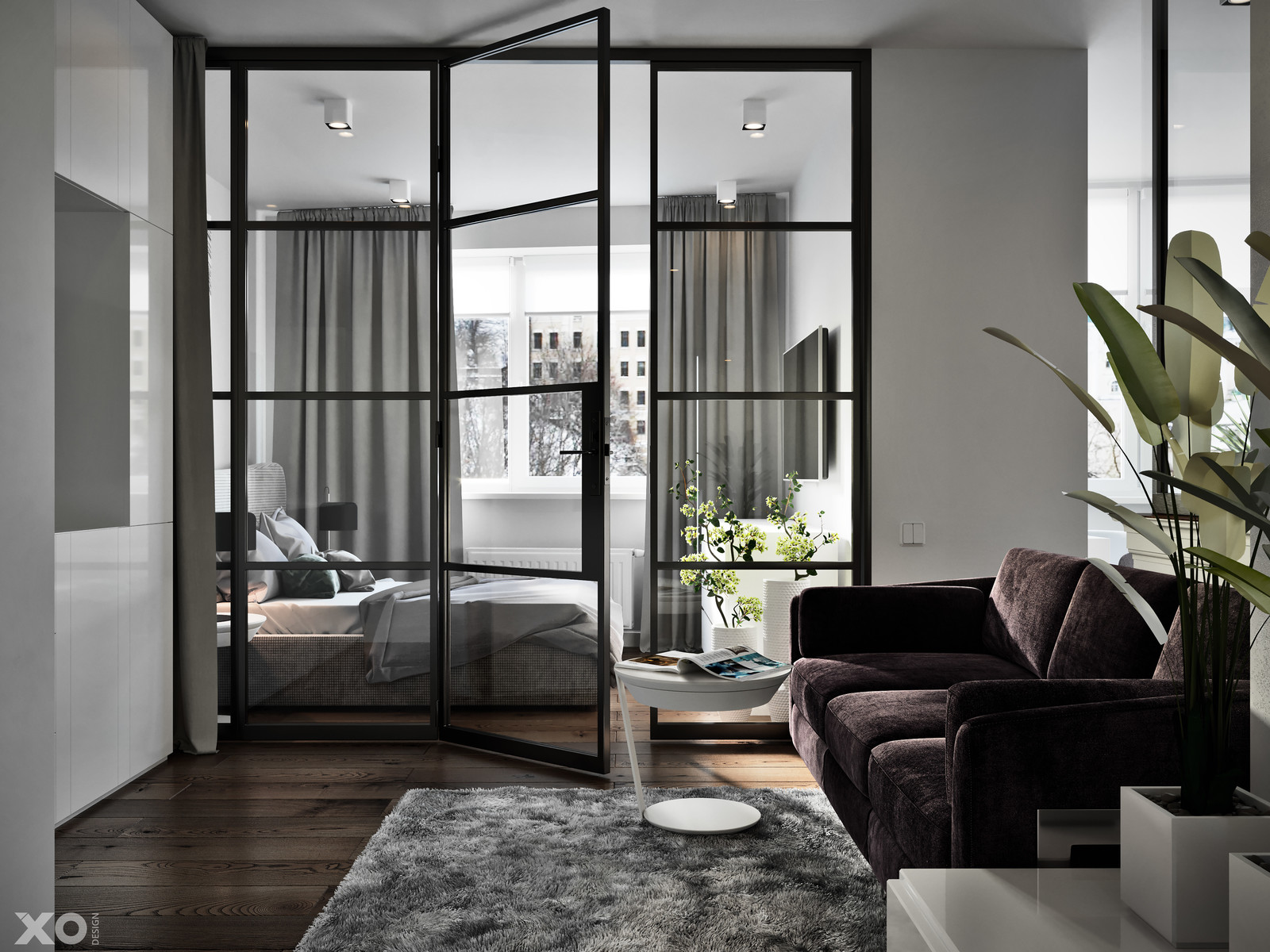 Minimalism in 48 m2