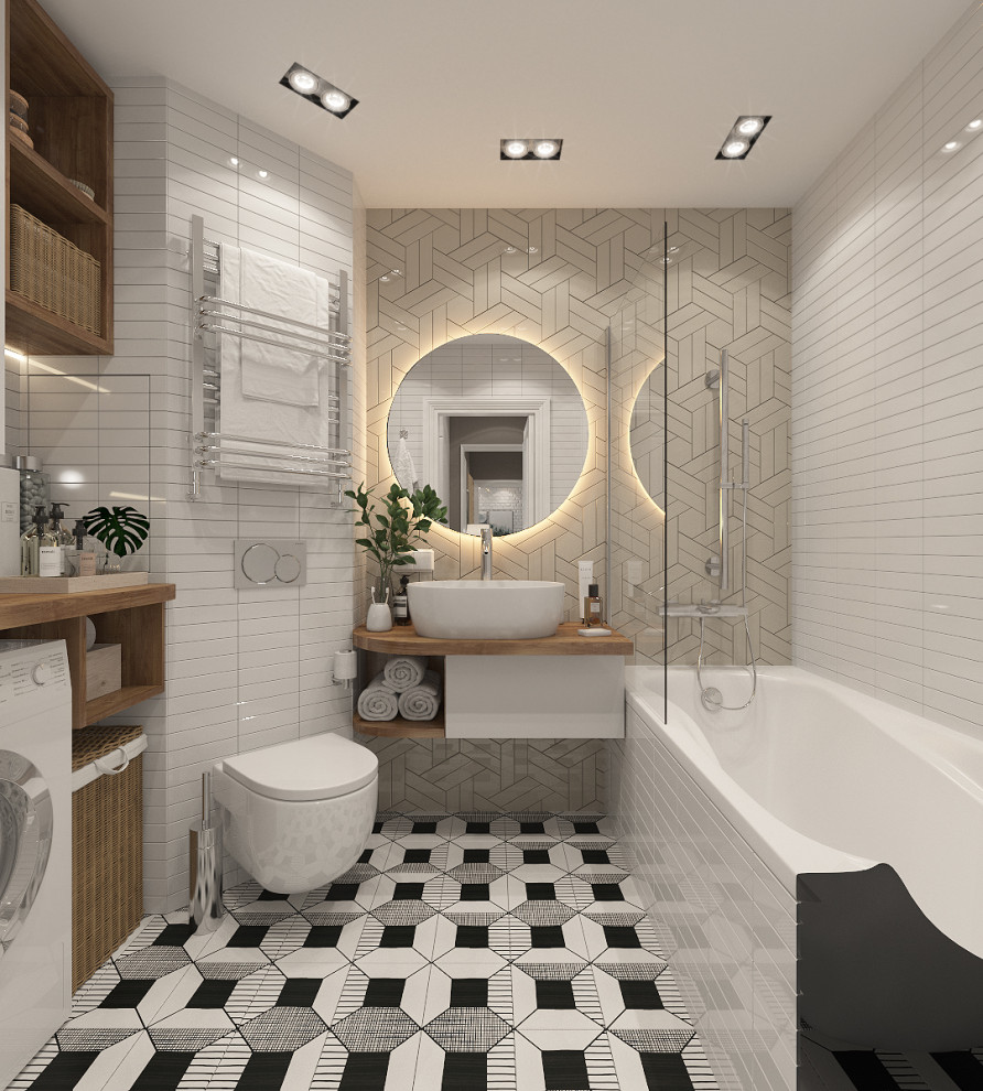 Квартира на Осташковском проезде  в скандинавском стиле