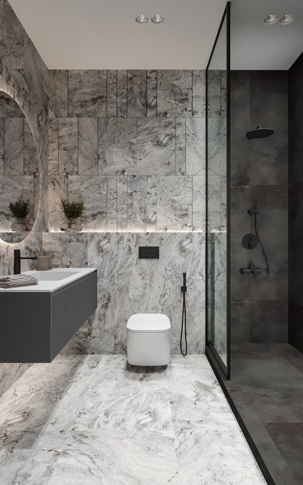 САНУЗЕЛ В СТИЛЕ БУРЖУАЗНАЯ ЭКЛЕКТИКА В ЖК ЯМАЙКА 3