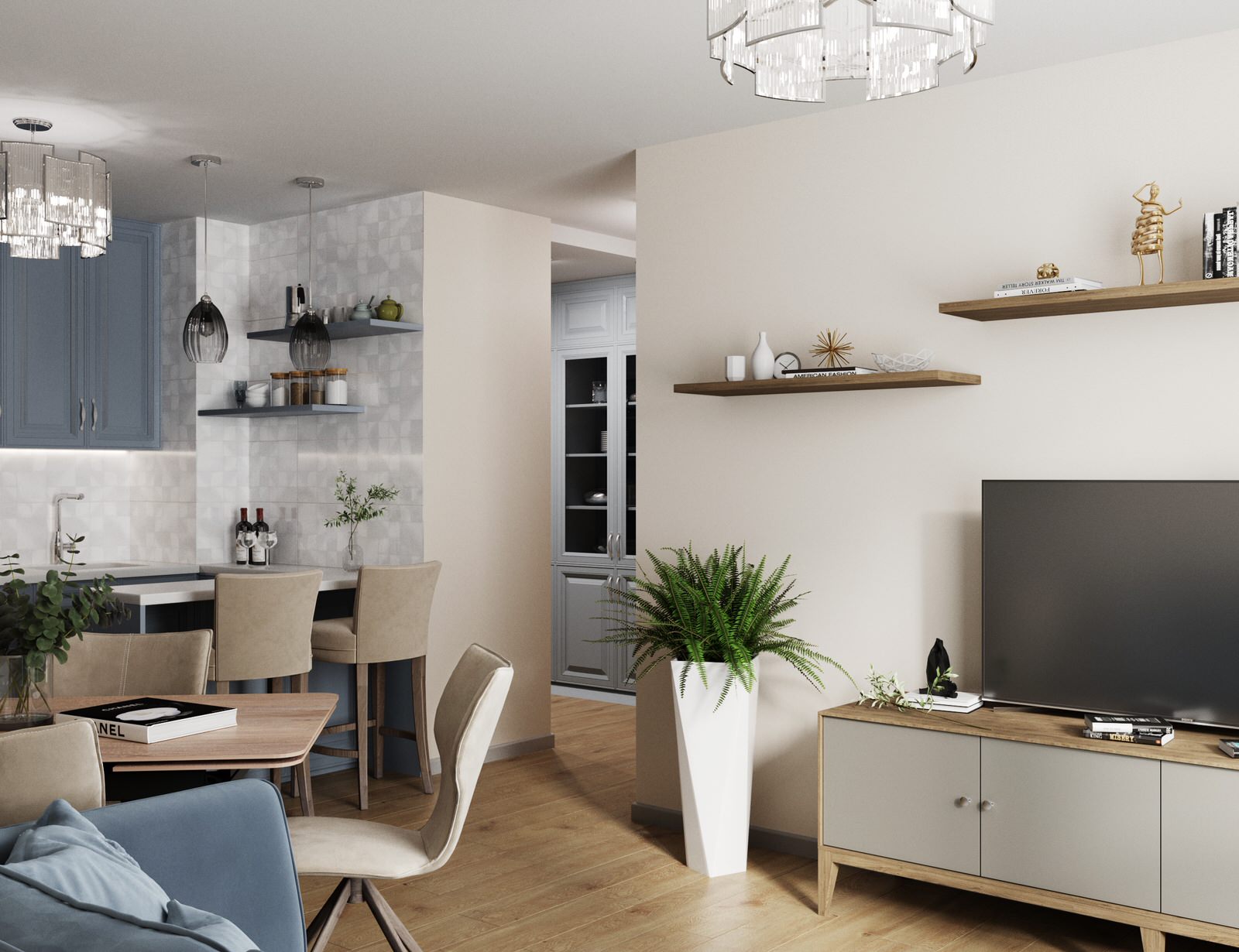 Кухня-гостиная