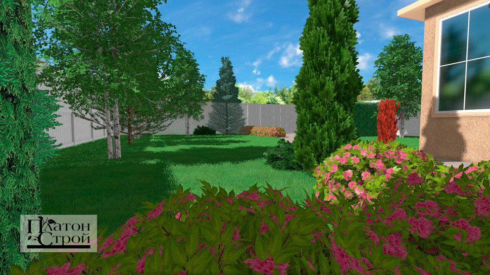 Ландшафтный проект 5 соток. Борисполь