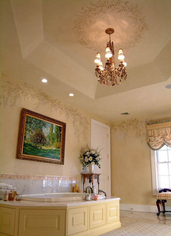 DIY: Роспись стен с помощью трафарета, или Дизайн обоев своими руками