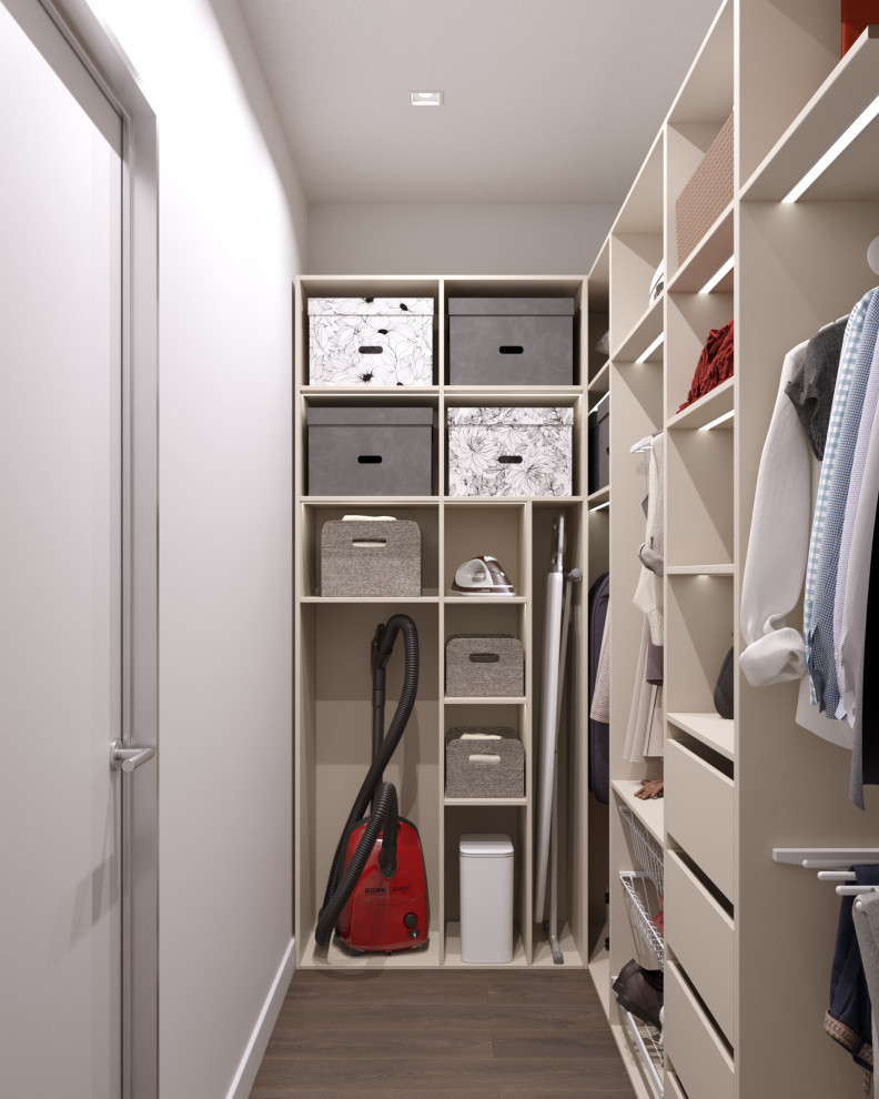 Визуализация гардеробной комнаты