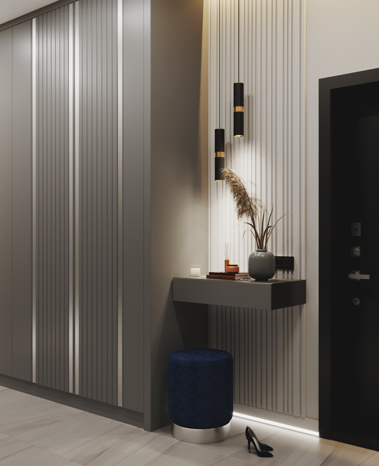 GRAY. Квартира в ЖК Дом на набережной, 64 кв.м