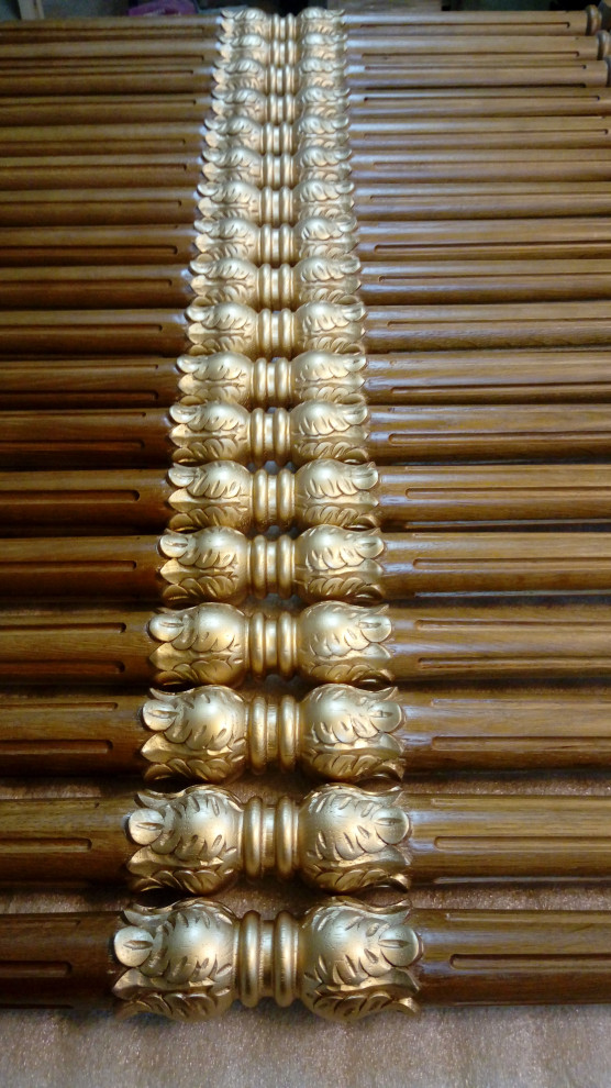 Лестница из дуба на второй этаж. Самара ул.Самарская