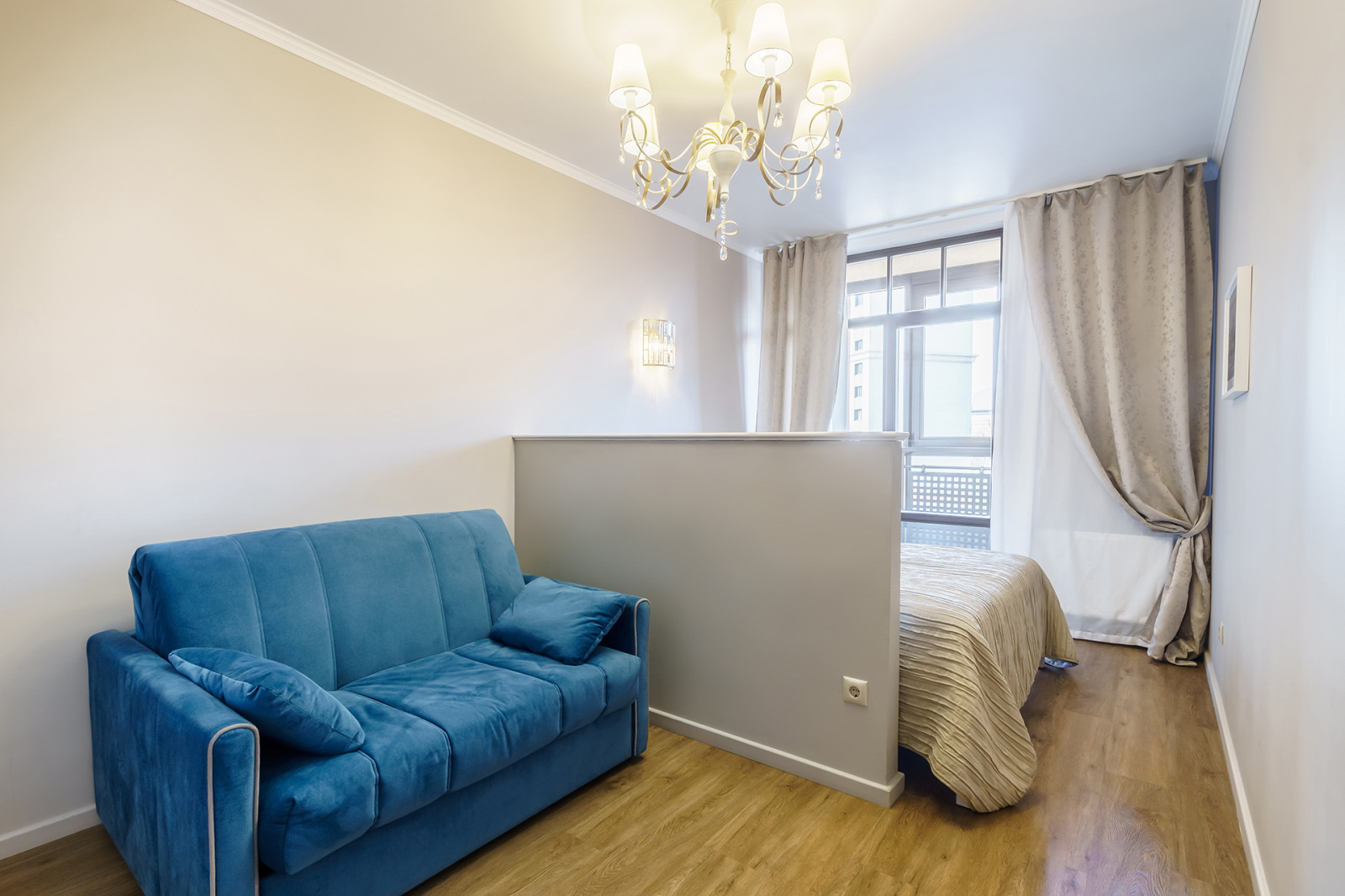 Обложка проекта: 1-bedroom flat in St. Petersburg