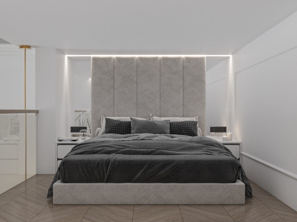 Интерьер квартиры-студии в ЖК Сосновка